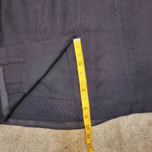 Jones New York Women's Little Black Dress Linen Sleeveless Sheath Size 12 - Picture 8 of 8